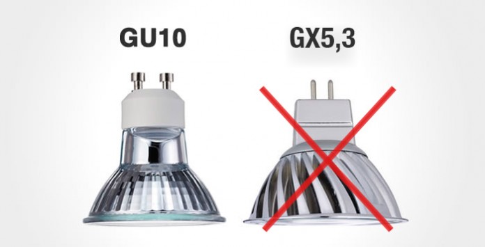 Sustituir viejas bombillas halógenas MR16 por bombillas LED GU10